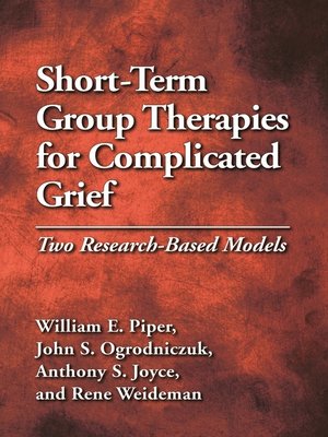 cover image of Short-Term Group Therapies for Complicated Grief
